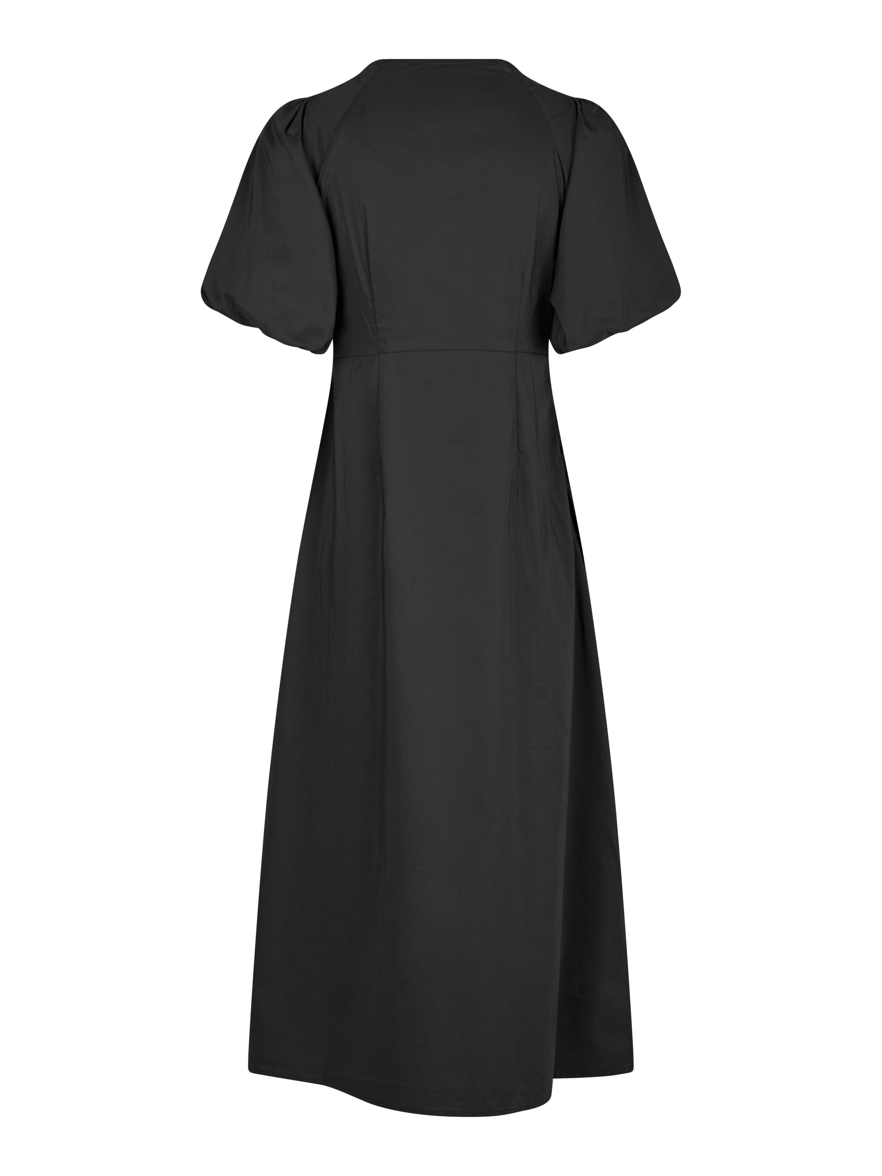 Bailey Poplin kjole - sort